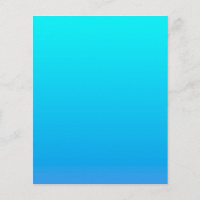 Blue Ombre Background Flyer (Front)