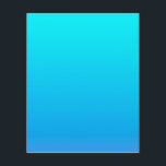 Blue Ombre Background Flyer<br><div class="desc">Bright blue ombre colours.</div>