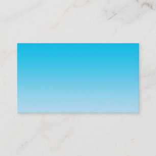 Blue Ombre Business Card