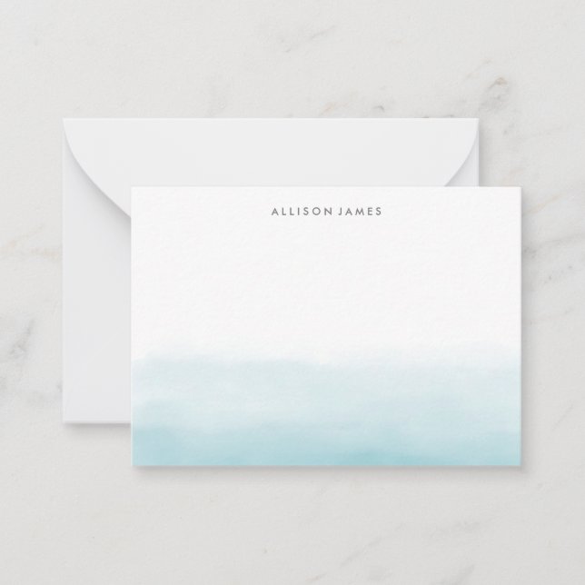 Blue Ombre Card (Front)