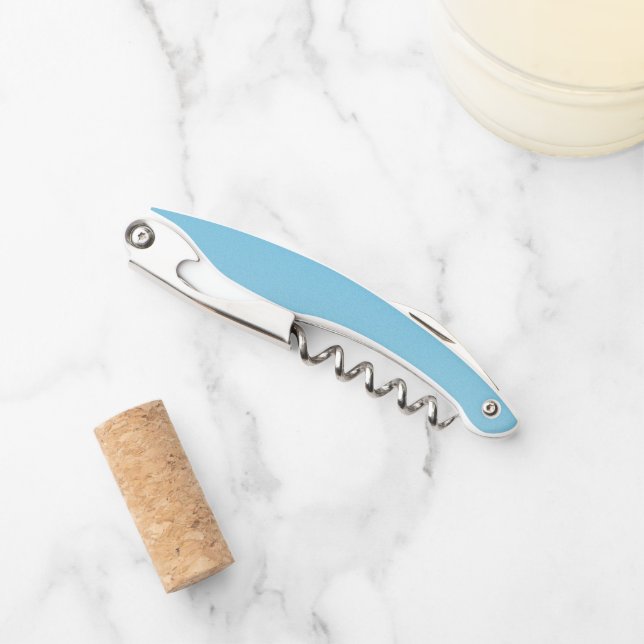 Blue Ombre Corkscrew (Front)