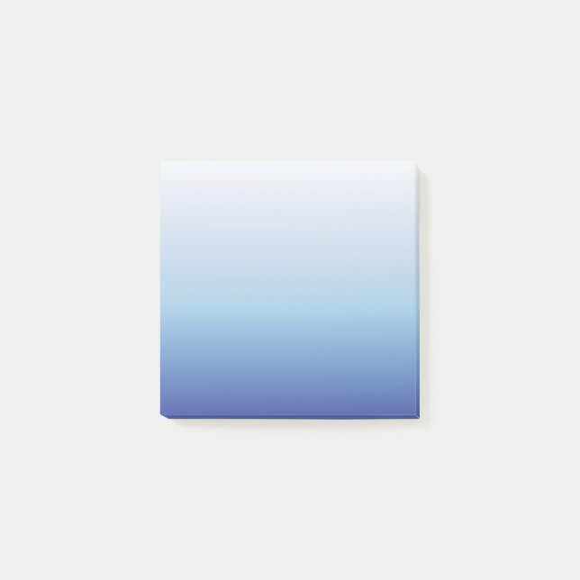 Blue Ombre Gradient Post-it Notes (Front)