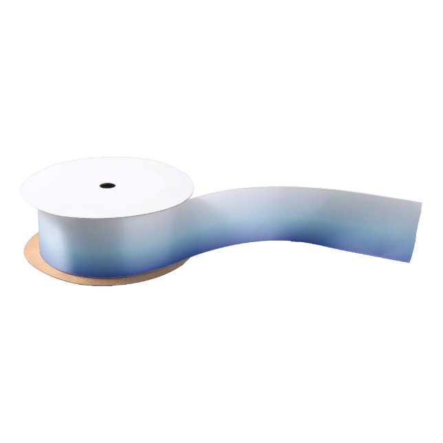Blue Ombre Gradient Satin Ribbon (Spool)