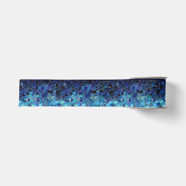 Blue Ombre Grosgrain Ribbon (Front)