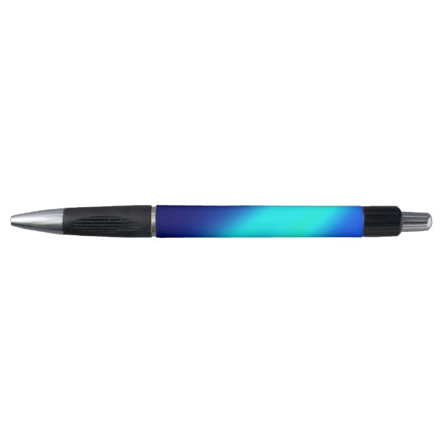 Blue ombre moonlight Double Stripe Pen (Front)