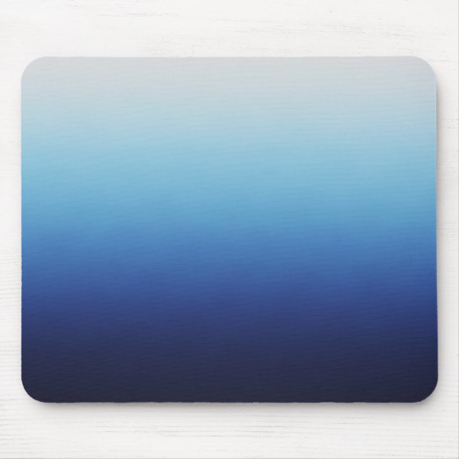 Blue Ombré Mouse Pad (Front)
