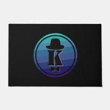 Blue Ombre Name Initial Monogram For Men