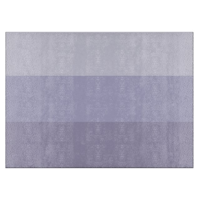 Blue Ombre Striped Cutting Board (Front)