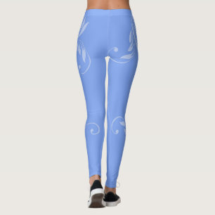 Blue on Blue Leggings