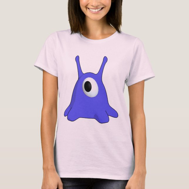 Blue on Pink T-Shirt (Front)