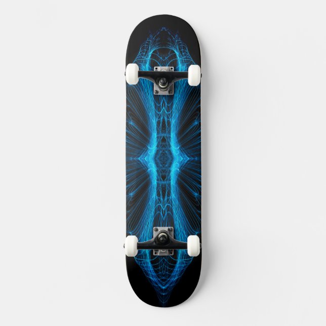 Blue One Skateboard (Front)