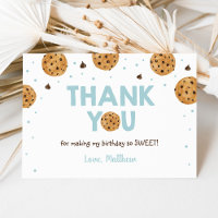 Blue One Sweet Cookie Anniversaire Merci