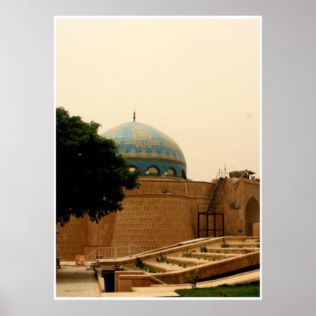 Blue Onion Dome, FOB Union III, Iraq Poster (Front)