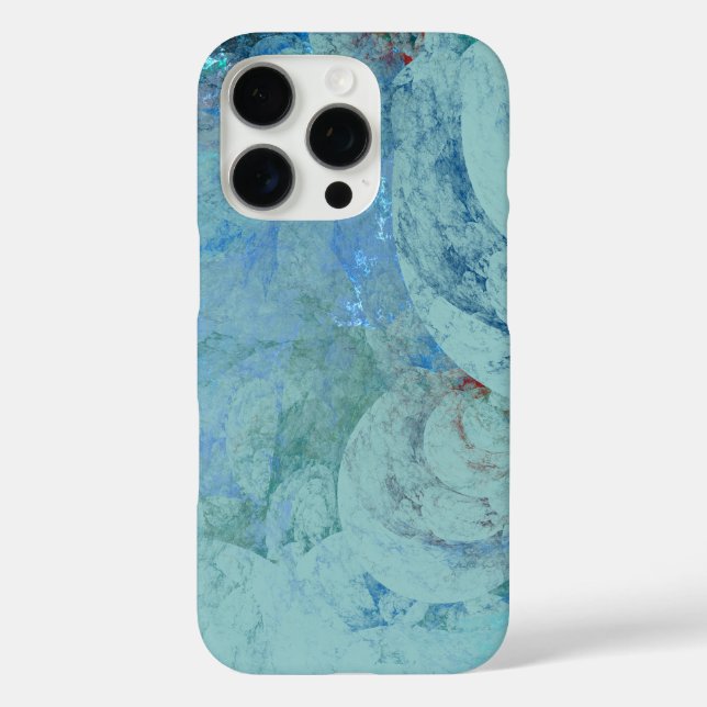 Blue Opal Abstract   Case-Mate iPhone Case (Back)