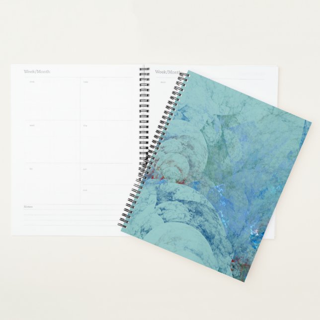 Blue Opal Abstract Planner (Display)