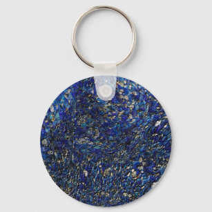 Blue Opal Keychain
