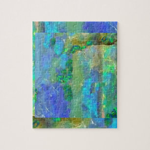 Blue Opal October Birthstone by Sharles Jigsaw Puzzle