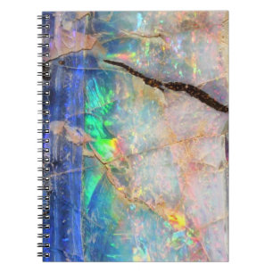 Blue Opal Print Notebook