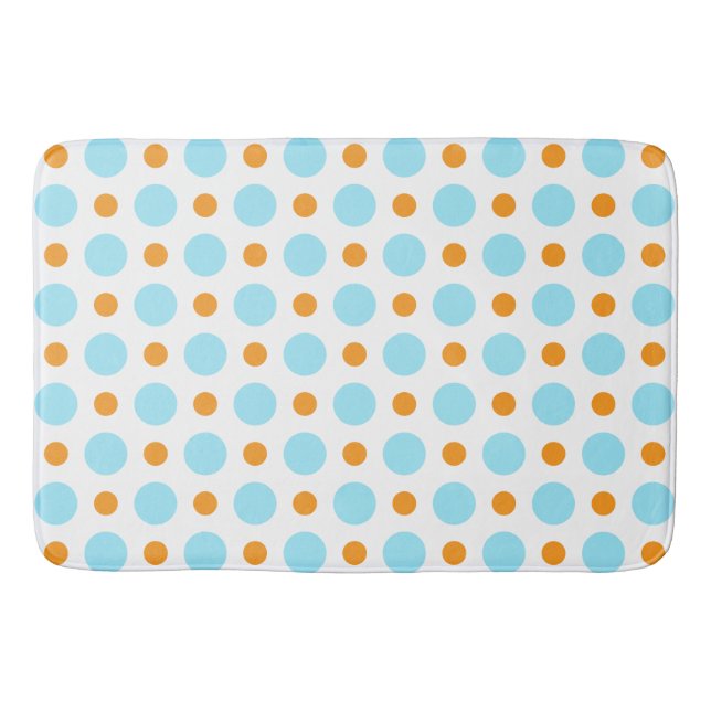 Blue & Orange Bath Mat (Front)