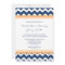 Blue Orange Bridal Shower Invitation Cards