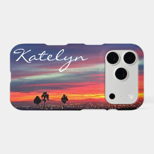 Blue Orange Clouds California Sunset Name Script