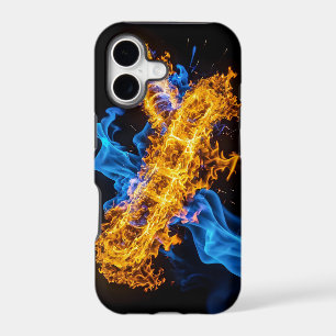 Blue Orange Fire Elemental Magic Energy Core