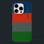 Blue Orange Green Stripes Pattern Personalized iPhone 16 Pro Case<br><div class="desc">Give your iPhone 16 Pro a bold and modern look with the Blue,  Orange,  and Green Stripes Colour Block Pattern Case. Featuring a vibrant striped design,  this case adds a stylish touch while protecting your device from everyday wear. Perfect for those who love colourful and eye-catching accessories.</div>