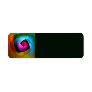 Blue Orange Pink Modern Abstract Art Pattern #24