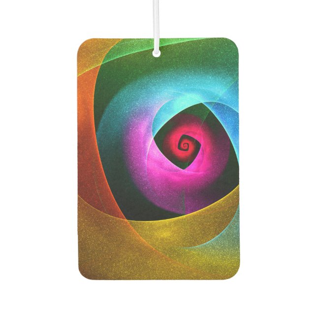 Blue Orange Pink Modern Abstract Art Pattern #24 Air Freshener (Front)