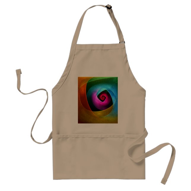 Blue Orange Pink Modern Abstract Art Pattern #24 Standard Apron (Front)