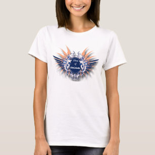 Blue Orange Shield Graduate Class Of Shirt
