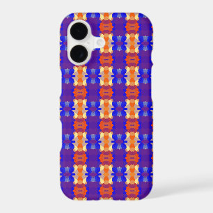 Blue Orange Yellow Red Pattern