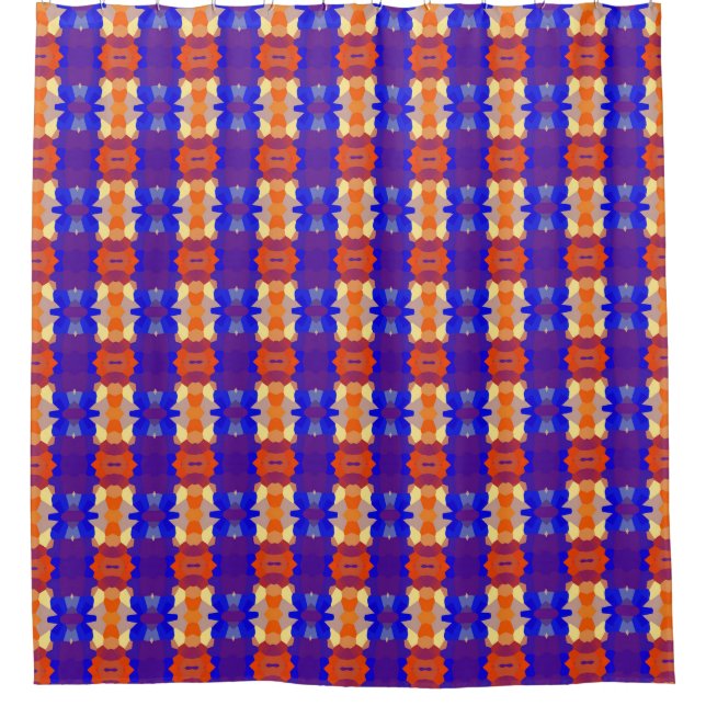 Blue Orange Yellow Red Pattern (Front)