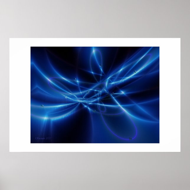 Blue Orbits Poster (Front)