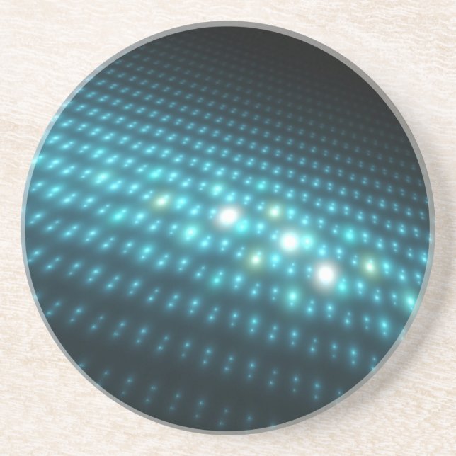 Blue Orbs 3D Coaster (Front)