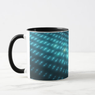 Blue Orbs 3D Mug