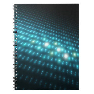 Blue Orbs 3D Notebook