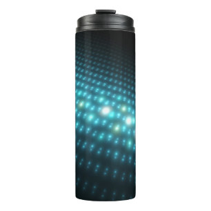 Blue Orbs 3D Thermal Tumbler
