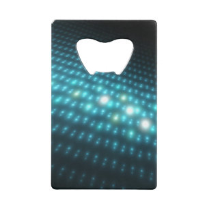 Blue Orbs 3D Wallet Bottle Opener