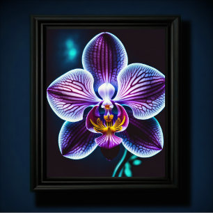 Blue Orchid Poster