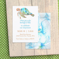 Blue Orchid, Sea Turtle Elopement Reception Party
