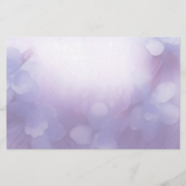 blue orchids and lace stationery (Front)
