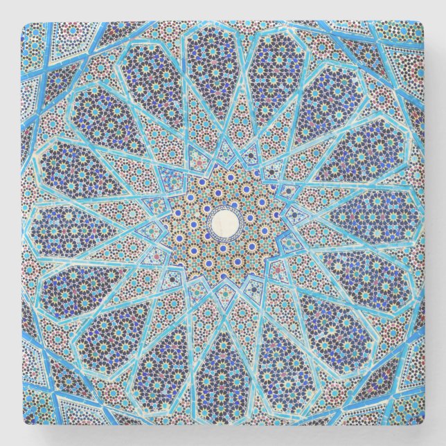 Blue Orient Stone Coaster (Front)