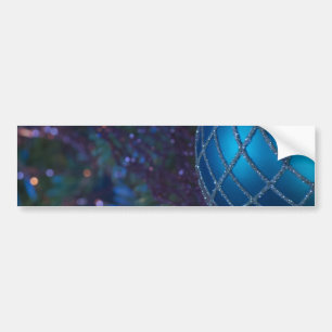 Blue Ornament Bumper Sticker
