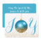 Blue Ornament Joy Christmas Greeting