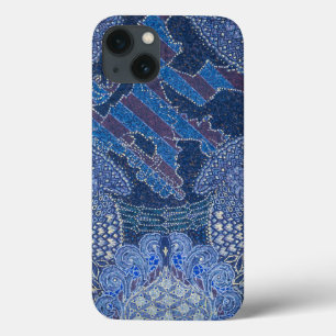 Blue Ornate Mosaic Art, Germany iPhone 13 Case
