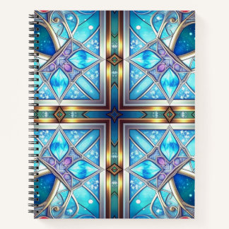 Blue Ornate Notebook