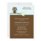 Blue Owl Baby Shower Invitations