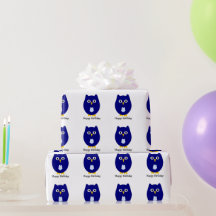 Blue Owl Design Birthday Gift