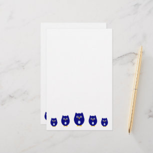 Blue Owl Design Stationery
